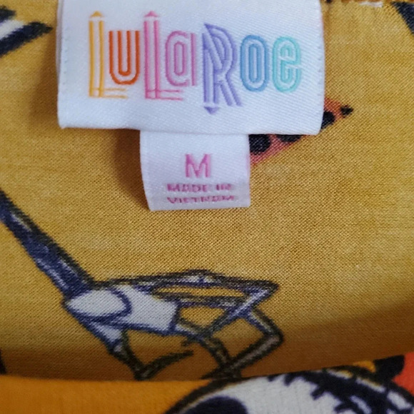 Lularoe nightmare before christmas jack skellington womans blouse, size medium - Picture 4 of 5